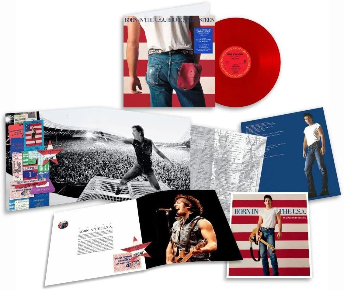 SPRINGSTEEN, BRUCE - BORN IN THE USA : RED VINYL 40TH ANNIV. - LP