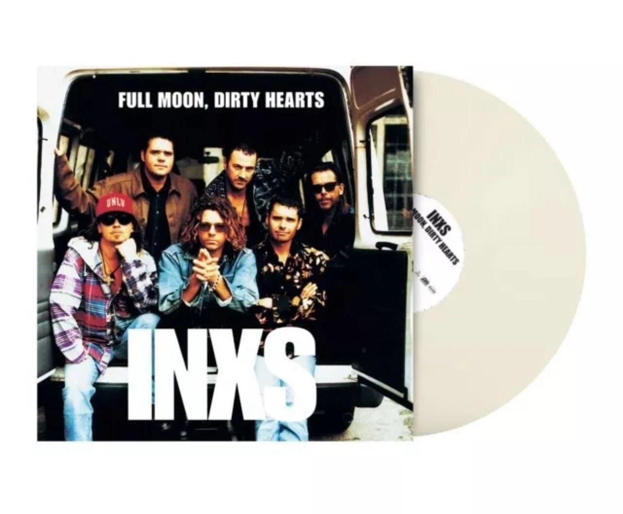 INXS - FULL MOON DIRTY HEARTS : MILKY CLEAR - LP