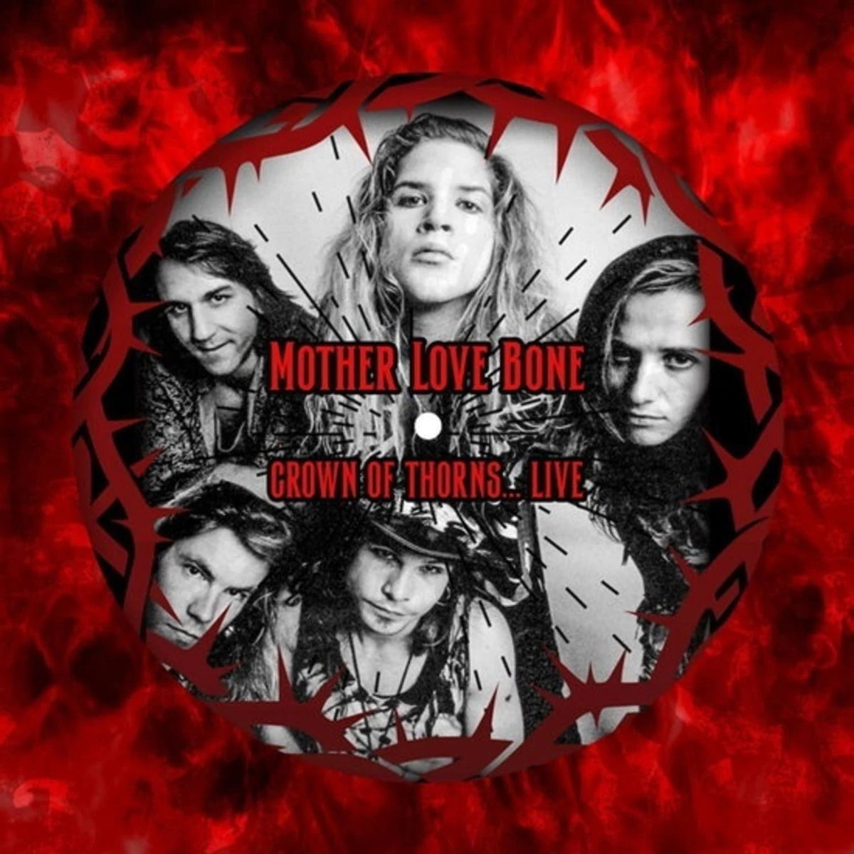 MOTHER LOVE BONE - CROWN OF THORNS : LIVE DALLAS '89 P/DISK - LP