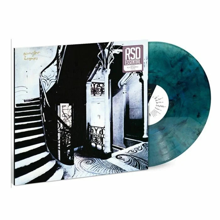 MAZZY STAR - SHE HANGS BRIGHTLY : AQUA & BLACK MARBLE - LP