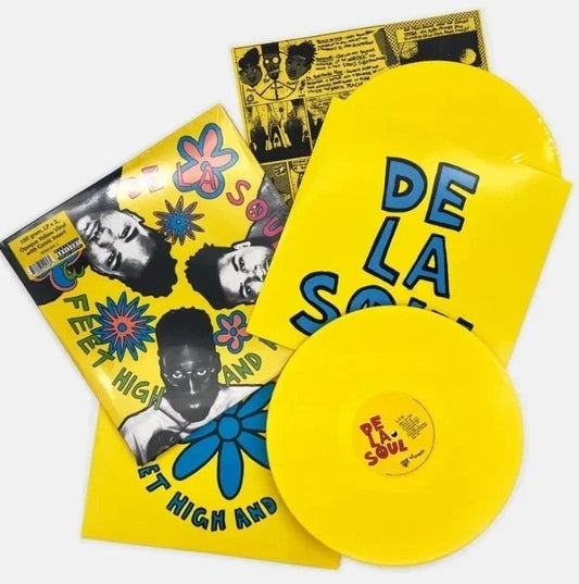 DE LA SOUL - 3 FEET HIGH & RISING : 2LP YELLOW VINYL - LP