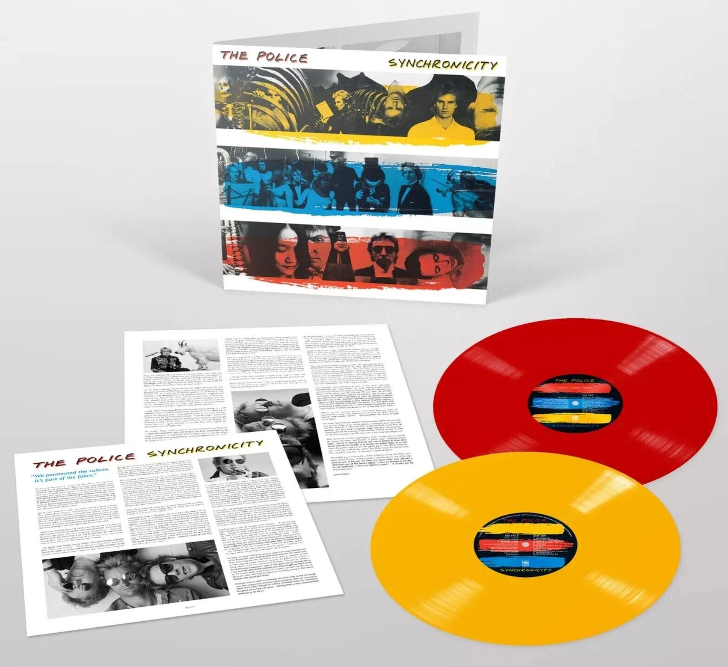 POLICE - SYNCHRONICITY + 12 : 2LP RED & YELLOW VI - LP