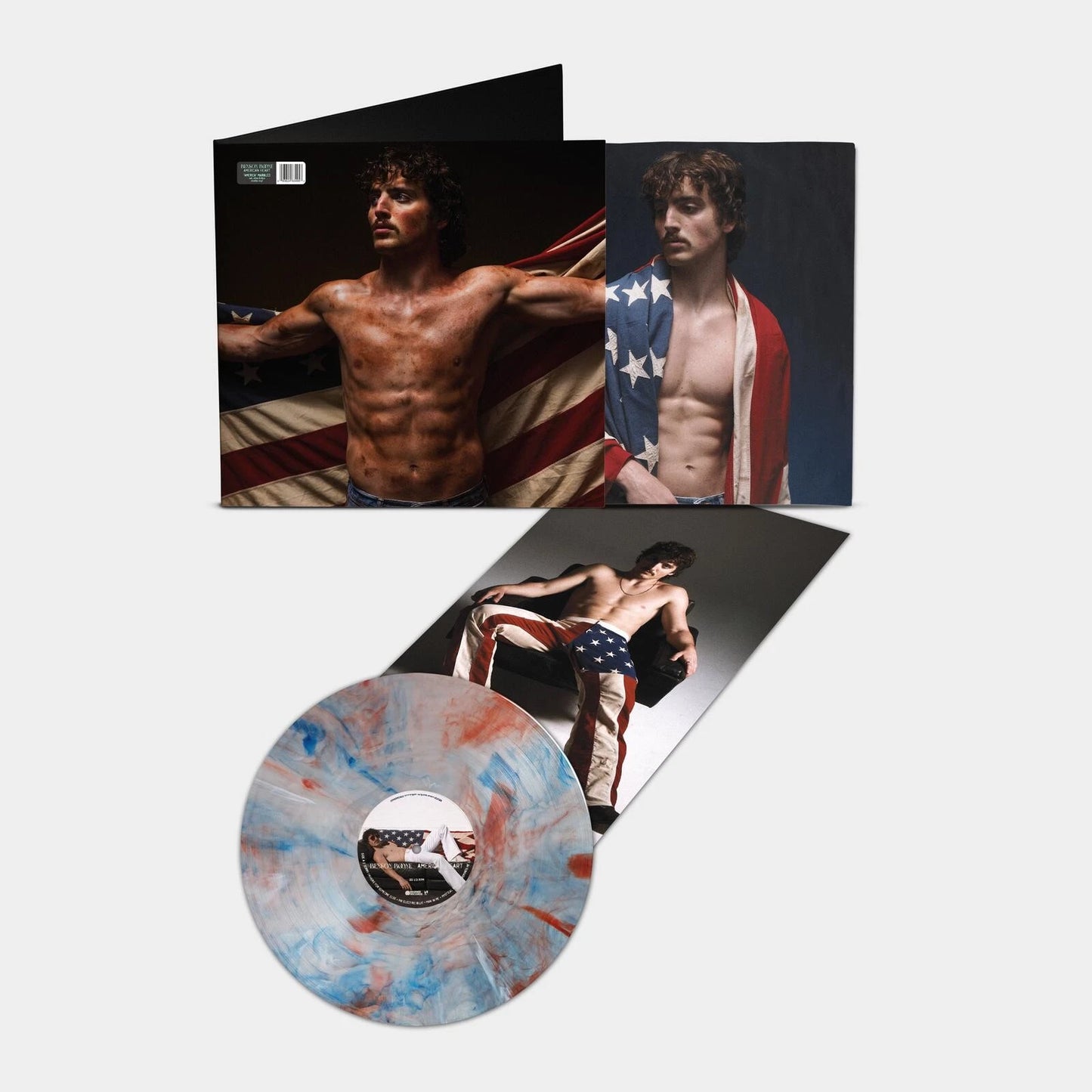 BOONE, BENSON - AMERICAN HEART : RED WHITE & BLUE MARBLE - LP