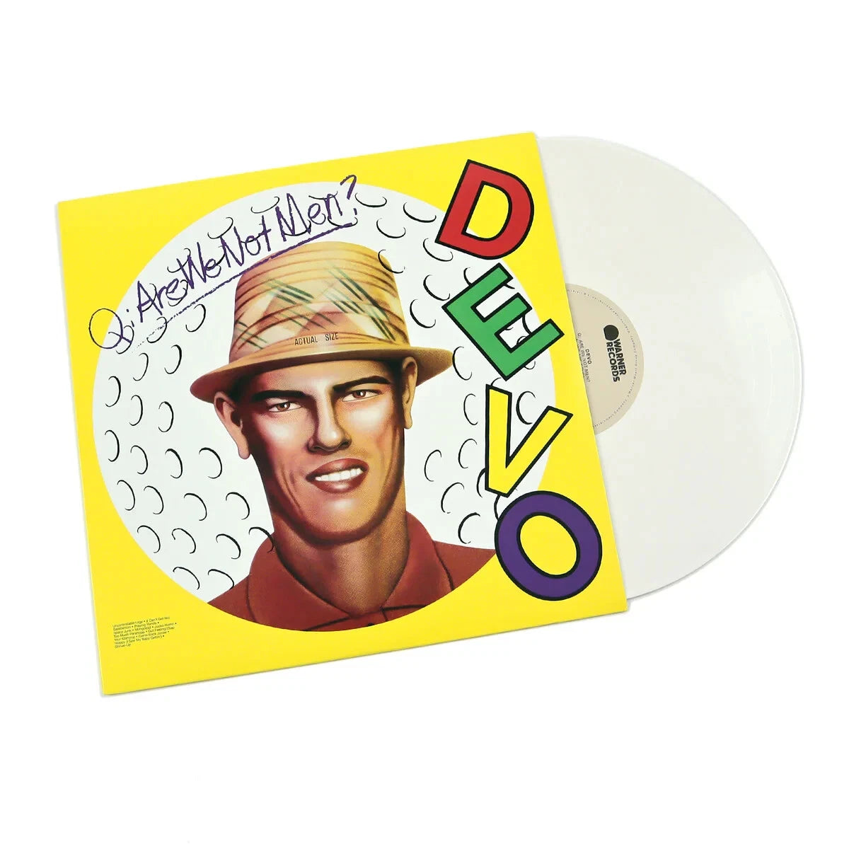 DEVO - Q : ARE WE NOT MEN? A : WE ... : WHITE - LP