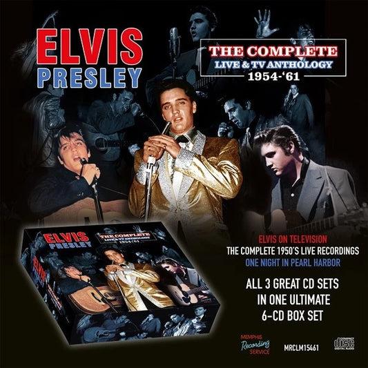 PRESLEY, ELVIS - COMPLETE LIVE & TV ANTHOLOGY '54-61: 6CD - CD