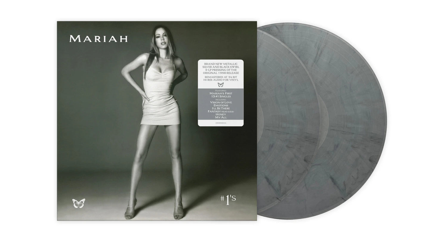 CAREY, MARIAH - #1'S : 2LP SILVER/BLACK SWIRL VINYL - LP