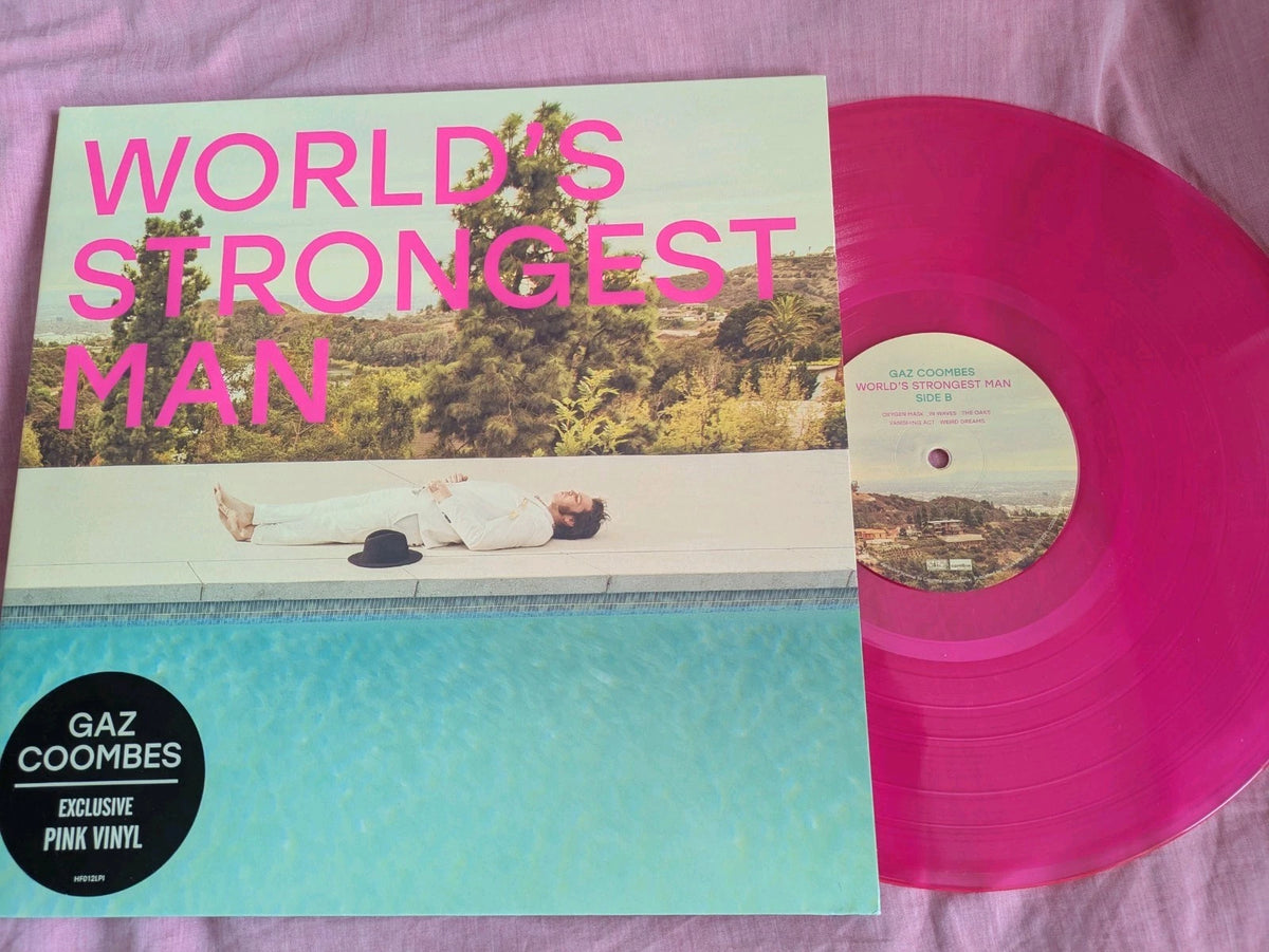 COOMBES, GAZ - WORLD'S STRONGEST MAN : PINK VINYL - LP