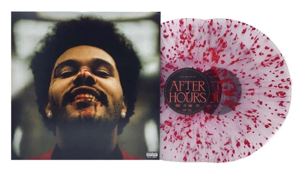 WEEKND - AFTER HOURS : 2LP CLEAR W/ RED SPLATTER - LP