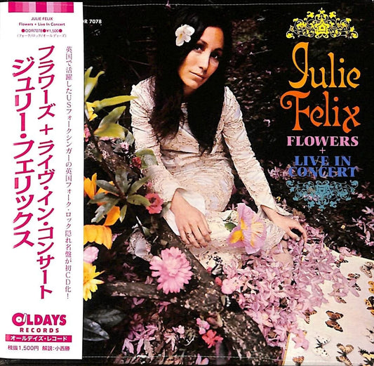 FELIX, JULIE - FLOWERS + LIVE IN CONCERT: JAPANESE CARD - CD