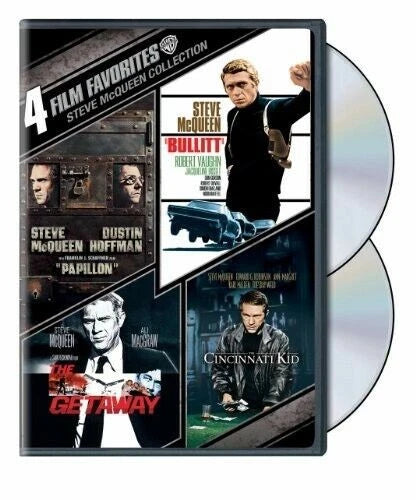 MCQUEEN, STEVE COLLECTION - BULLITT / PAPILLON / GETAWAY / CINCINNAT - DVD
