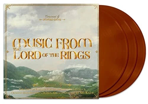 LORD OF THE RINGS - SOUNDTRACK : 3LP SCORE TRILOGY (BROWN) - LP