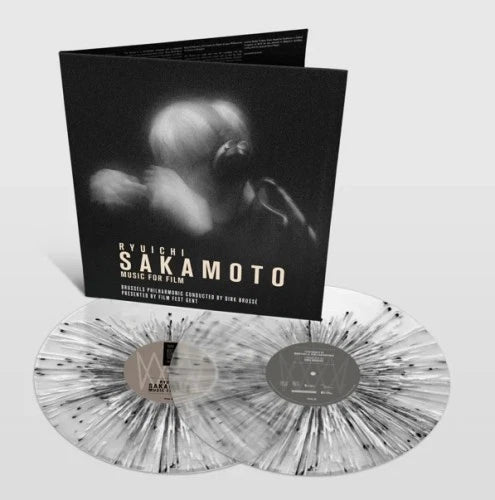 SAKAMOTO, RYUICHI - MUSIC FOR FILM : CLEAR & BLACK SPLATTER - LP