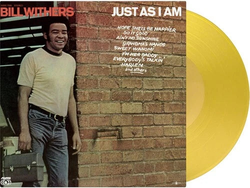 WITHERS, BILL - JUST AS I AM : TRANSLUCENT YELLOW VINYL - LP
