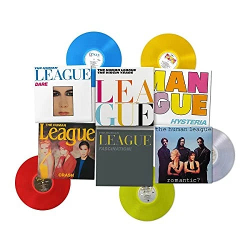 HUMAN LEAGUE - VIRGIN YEARS : COLOURED 5LP BOX SET - LP