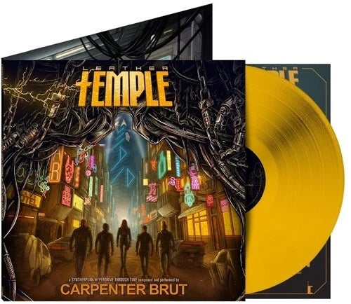 CARPENTER BRUT - LEATHER TEMPLE : YELLOW INDIE EXCLUSIVE - LP