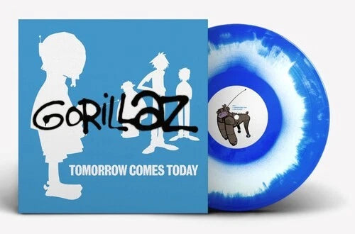 GORILLAZ - TOMORROW COMES TODAY : BLUE & WHITE - LP