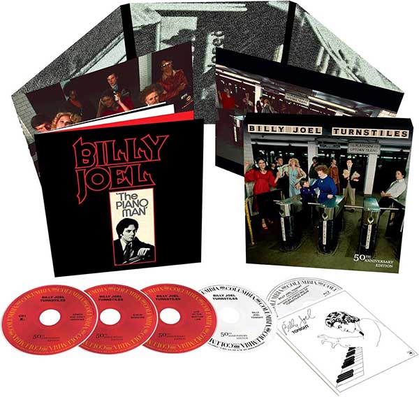 JOEL, BILLY - TURNSTILES 50 : 4CD + BLU-RAY SET - CD
