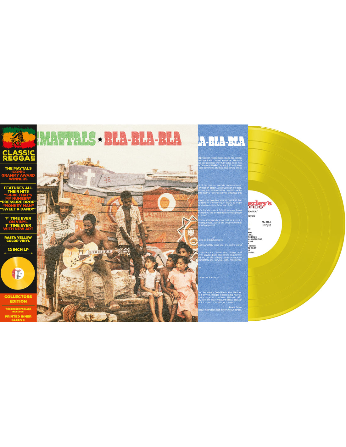 MAYTALS - BLA-BLA-BLA : YELLOW VINYL - LP